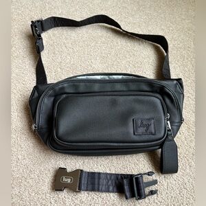 Lug Hitch Matte Luxe VL Belt Bag PLUS matching extender-Black 2-NWOT